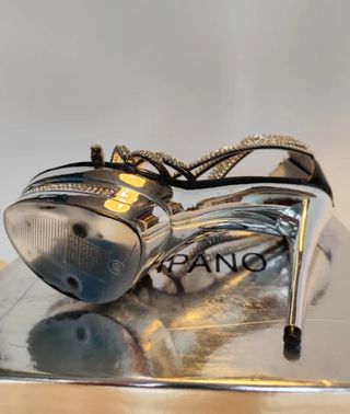 Zapatos Plataforma Pedreria talla 40