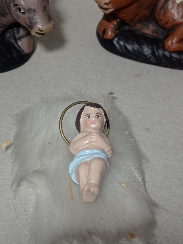 Figuras belén pesebre  barro terracota nacimiento 