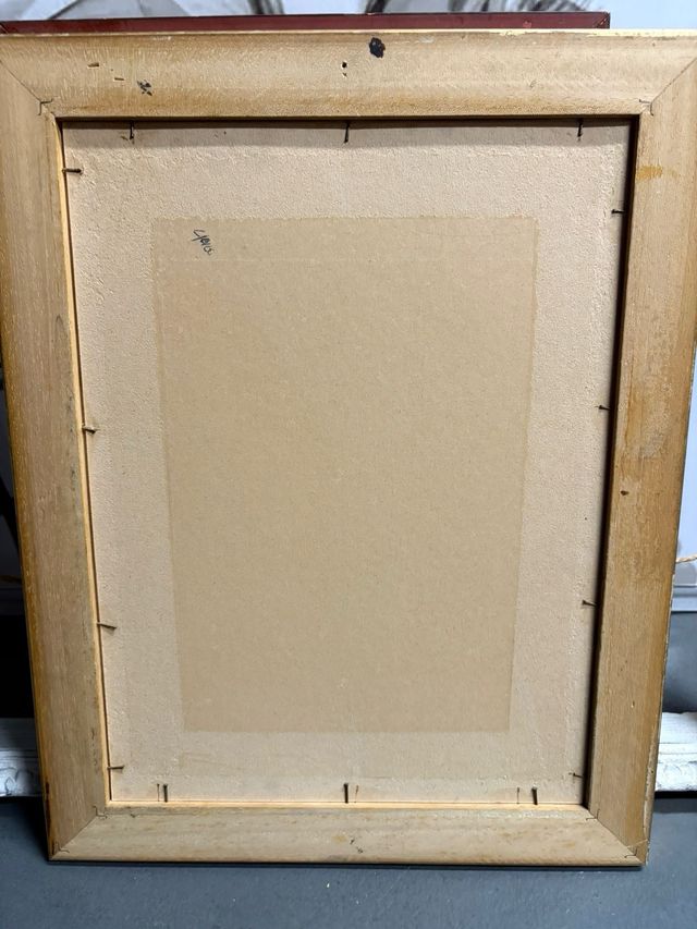 Cuadro velero antiguo