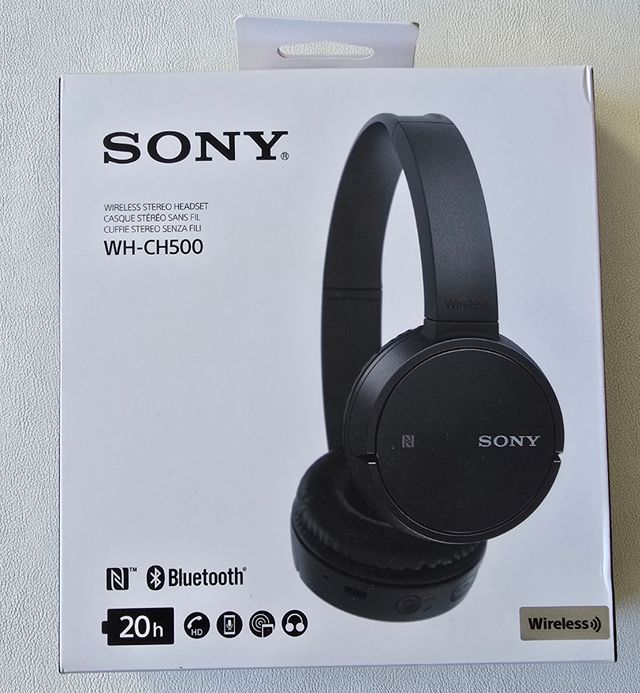 Sony WH-CH500 - Auriculares inalámbricos negros