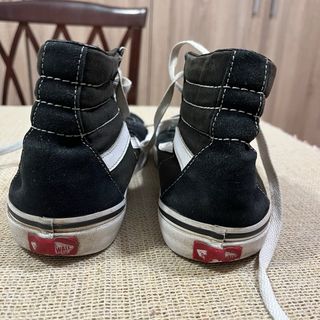 Vans bota negras