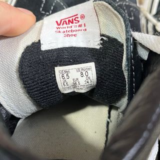 Vans bota negras