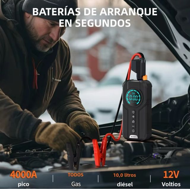 Starter + Compressore + Power Bank + Torcia