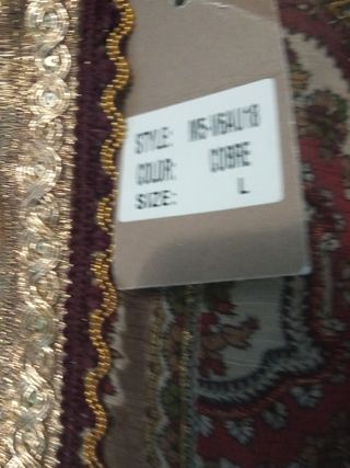 Miniabito, corto Marrone Oro Tg L foderato