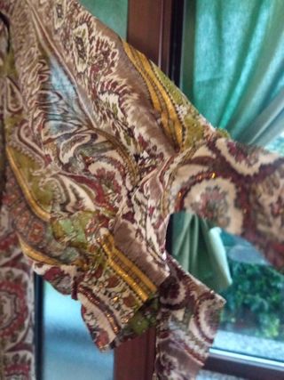 Miniabito, corto Marrone Oro Tg L foderato