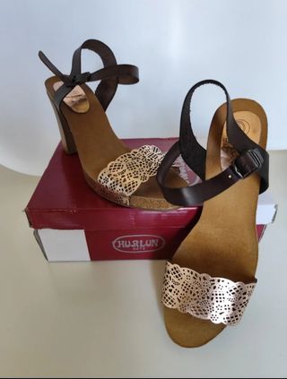 Sandalias HURJUN tacón ancho