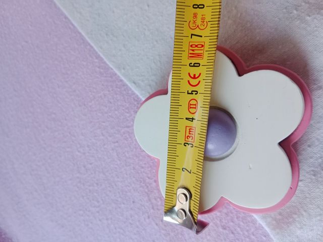 Barra Cortina Infantil - Rosa y Blanca