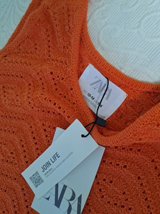 Vestido crochet Zara (13-14)