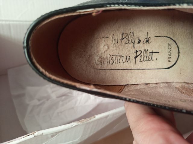 Zapatos Piel Negro Talla 40