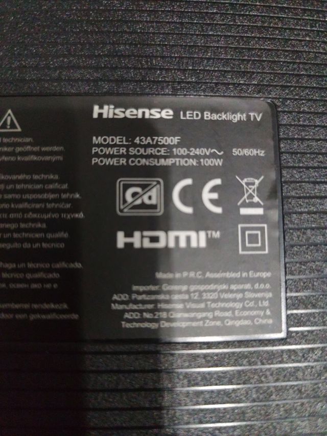 Scheda madre Hisense TV