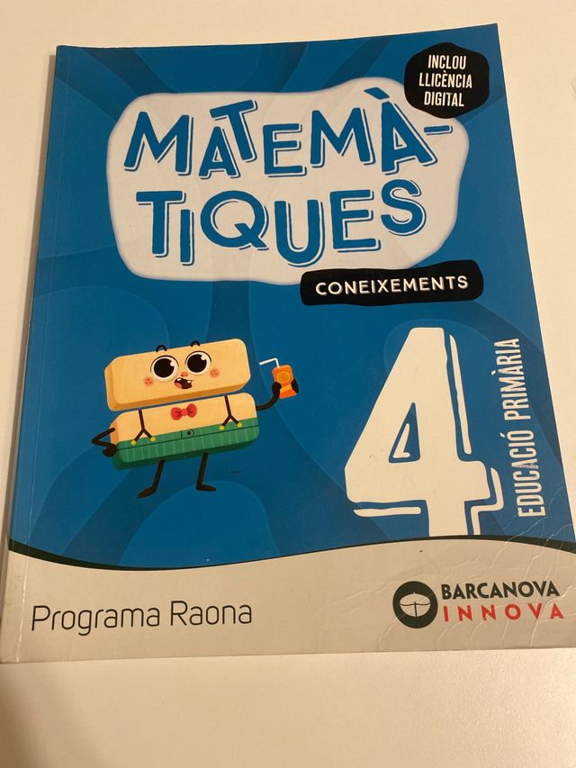 Raona 4. Matemàtiques. Coneixements