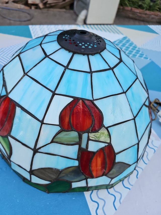 Lampara Tiffany tulipanes