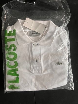 Polo Lacoste blanco