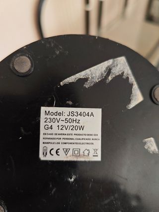 Flexo negro (escritorio)