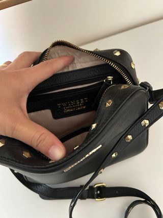 Bolso bandolera Twinset negro