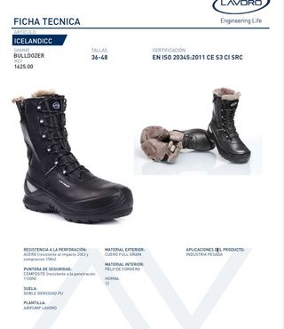 Botas LAVORO Icelandicc 43