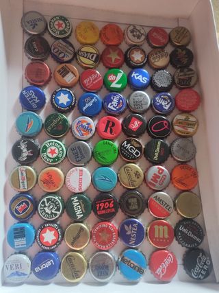 Lote de Chapas Cerveza & Bebidas