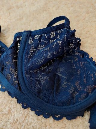 Sujetador Etam de encaje  azulón