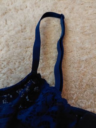 Sujetador Etam de encaje  azulón