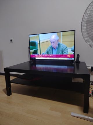 Mesa centro negra - madera
