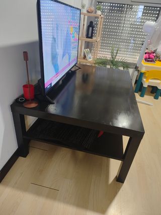 Mesa centro negra - madera