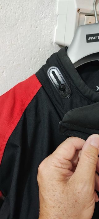 Chaqueta moto Revit - Roja/Negra