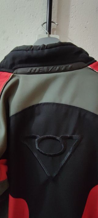 Chaqueta moto Revit - Roja/Negra