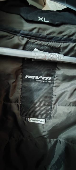 Chaqueta moto Revit - Roja/Negra