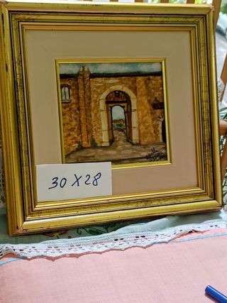 4 Pinturas Antiguas  Paisajes y más 