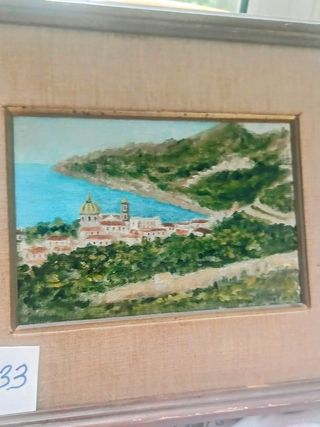 4 Pinturas Antiguas  Paisajes y más 