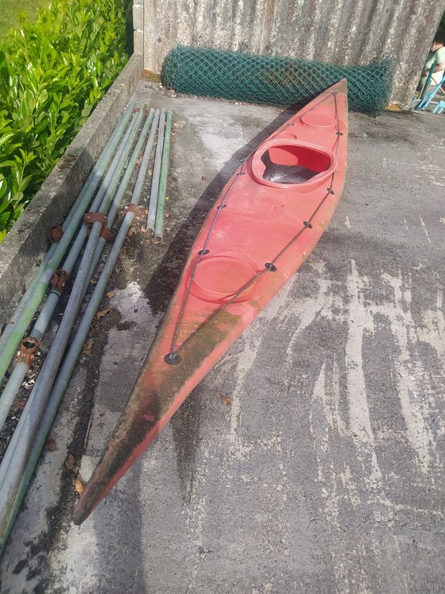 Kayak de mar de travesia.