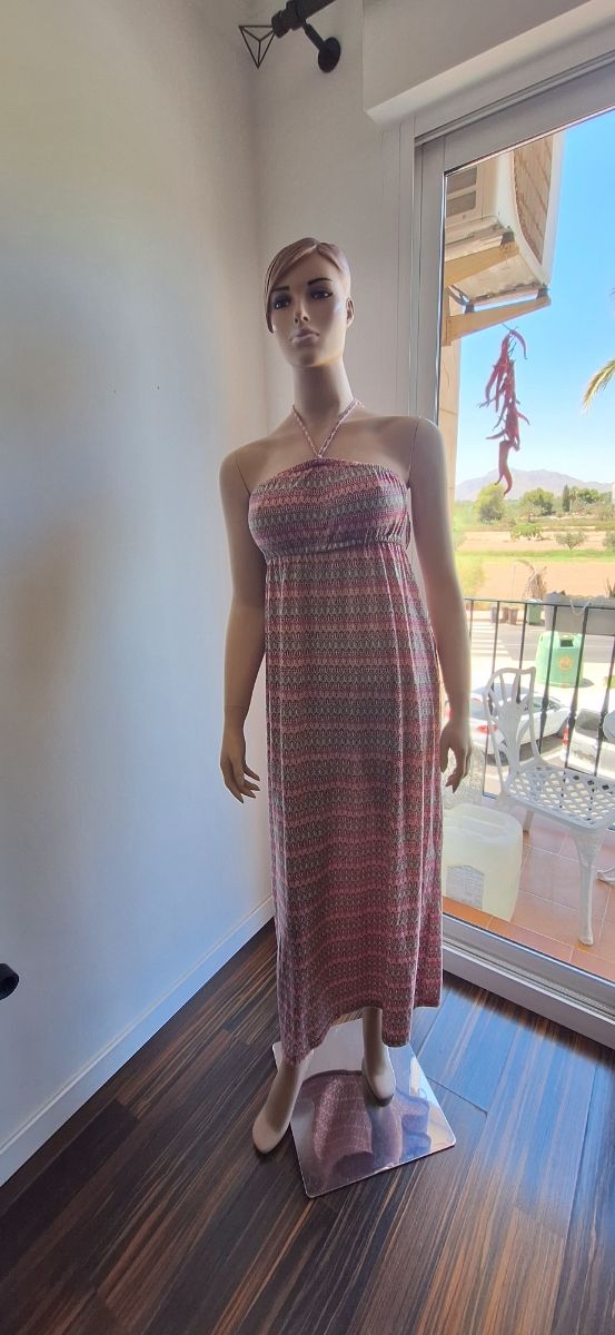 Vestido largo verano multicolor