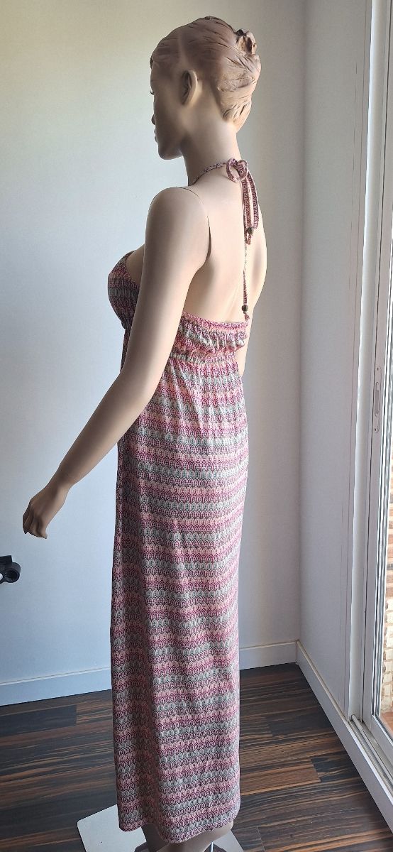 Vestido largo verano multicolor