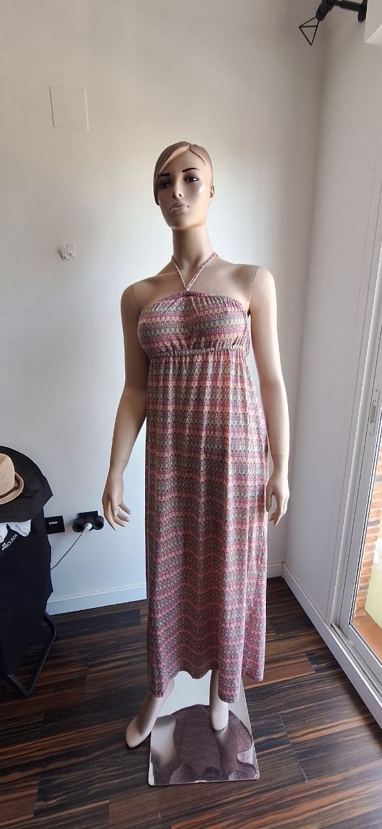 Vestido largo verano multicolor