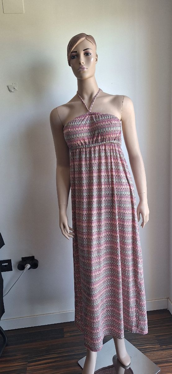 Vestido largo verano multicolor