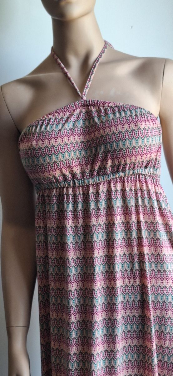 Vestido largo verano multicolor