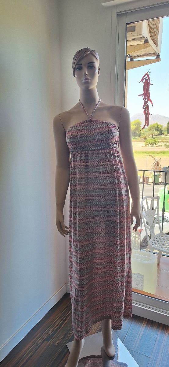 Vestido largo verano multicolor