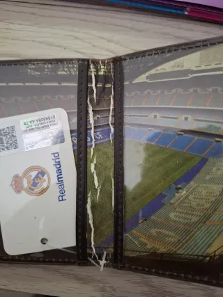 Tarjetero Real Madrid - Marrón