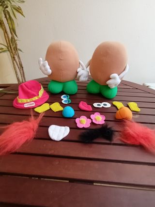 Muñecos peluche Sr. y Sra. Potato Playskool
