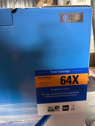 Tóner G&G 64X HP P4015 negro black nuevo 1 Pieza