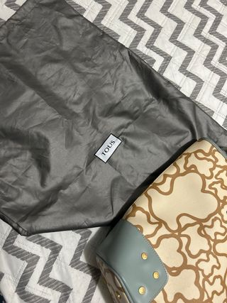 Bolso Tous beige y azul