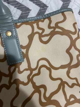 Bolso Tous beige y azul