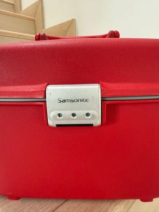 Maleta Neceser viaje Grande Samsonite rojo