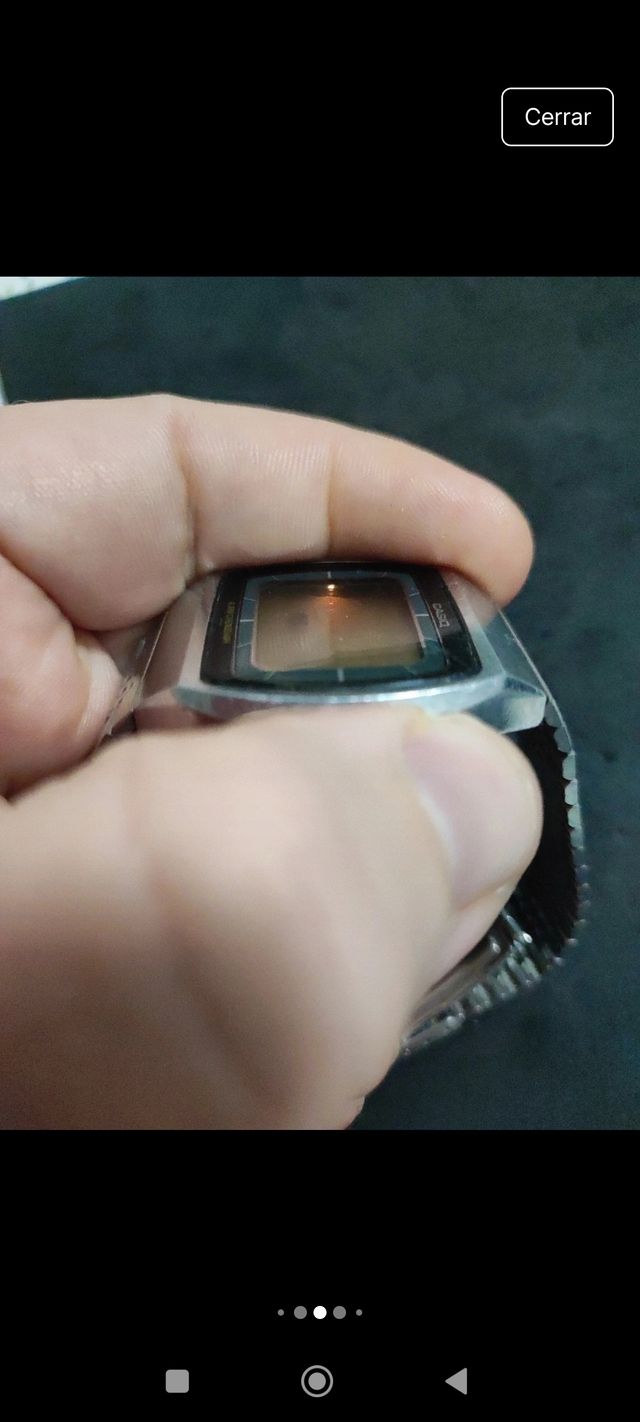 Reloj vintage Casio A203, 103 cronógrafo