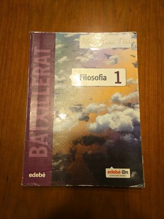 Libro de Filosofía 1º Bachillerato