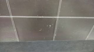 Cabecero cama marrón piel sintética