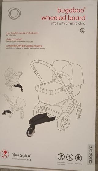 Asiento TwoO Bugaboo: 2-4 años+ plataforma+adaptad
