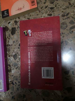 Lote 3 libros juveniles: El escarabajo de oro y ot