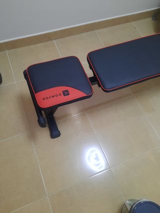 Banco pesas abdominales DOMYOS