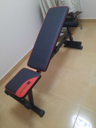 Banco pesas abdominales DOMYOS